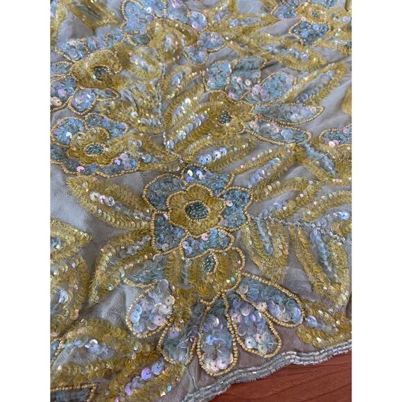 Chaudry Women's Sequined Tank Top, Blue/Green, Large - Picture 4 of 8